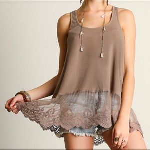 LOOSE LACE TANK/SLIP